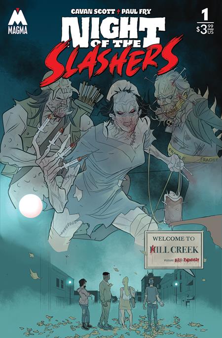 NIGHT OF THE SLASHERS #1 CVR A PAUL FRY (MR)  - Release Date:  10/2/24