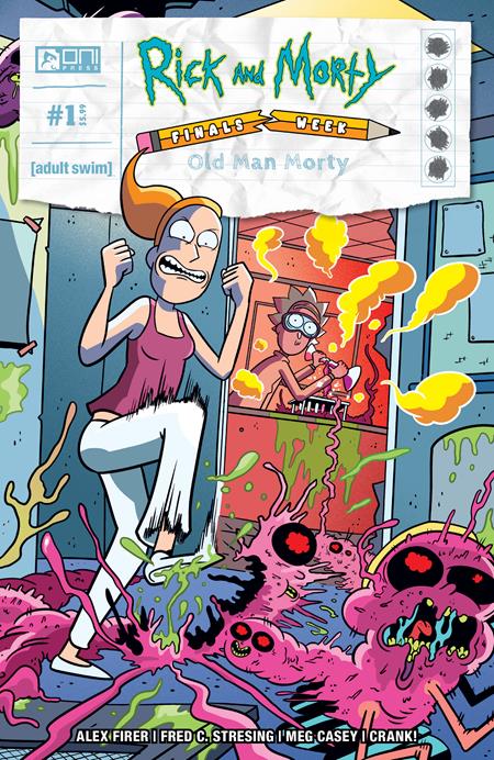 1:10 RICK AND MORTY FINALS WEEK OLD MAN MORTY #1 (ONE SHOT) CVR C INC 1:10 MARC ELLERBY INTERLOCKING VAR (MR)  - Release Date:  10/30/24