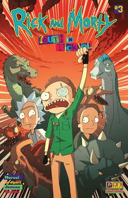 RICK AND MORTY YOUTH IN RICKVOLT #3 (OF 4) CVR B NICO HIROI DE VAR (MR)  - Release Date:  10/16/24