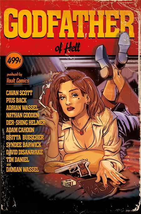 GODFATHER OF HELL #1 (OF 4) CVR B NATHAN GOODEN PULP FICTION HOMAGE VAR  - Release Date:  10/16/24