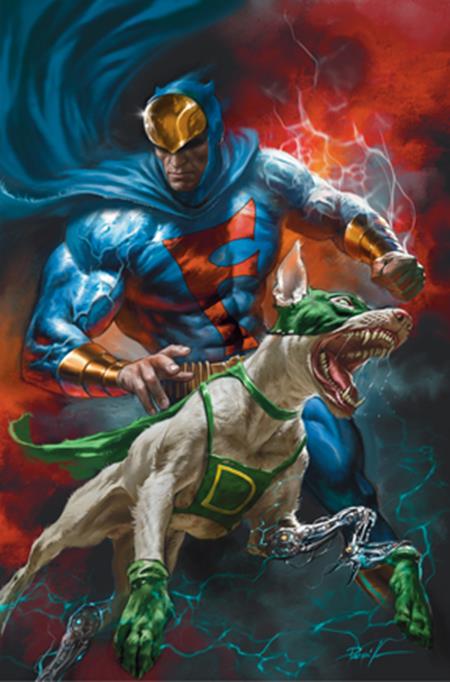 BLUE FALCON & DYNOMUTT #2 CVR E LUCIO PARRILLO METAL PREMIUM CVR VAR - 10/22/25 - ISBN: 72513035910002051