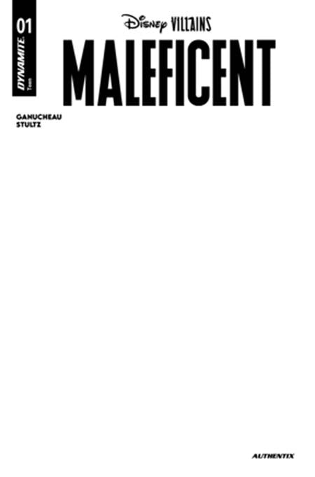 DISNEY VILLAINS MALEFICENT #1 CVR E BLANK AUTHENTIX VAR - 10/15/25 - ISBN: 72513035986501051