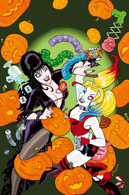 HARLEY QUINN X ELVIRA #1 CVR L AMANDA CONNER LTD VIRGIN VAR - 10/8/25 - ISBN: 72513035710601121