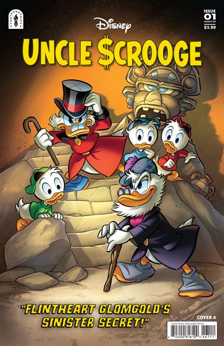 UNCLE SCROOGE FLINTHEART GLOMGOLDS SINISTER SECRET #1 (OF 3) CVR A  ALESSANDRO PERINA - 10/8/25 - ISBN: 61520081610046111