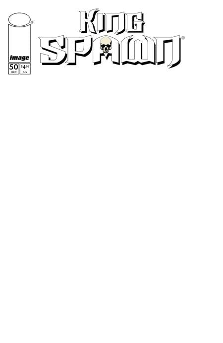 KING SPAWN #50 CVR D BLANK SKETCH VAR - 10/15/25 - ISBN: 70985303170305041