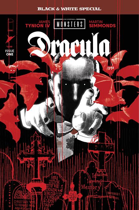 UNIVERSAL MONSTERS DRACULA BLACK & WHITE SPECIAL #1 (OF 2) CVR B MARK CHIARELLO VAR (MR) - 10/29/25 - ISBN: 70985304469700121