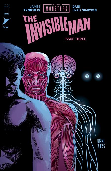 UNIVERSAL MONSTERS THE INVISIBLE MAN #3 (OF 4) CVR A DANI & BRAD SIMPSON - 10/22/25 - ISBN: 70985304411600311