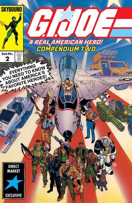 GI JOE A REAL AMERICAN HERO COMPENDIUM TP BOOK 02 DIRECT MARKET EXCLUSIVE MICHAEL GOLDEN CVR - 10/1/25 - ISBN: 978153433058056499