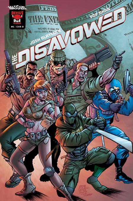 DISAVOWED #1 (OF 5) CVR D TIM SEELEY HOMAGE VAR (MR) - 10/1/25 - ISBN: 72355236095700141