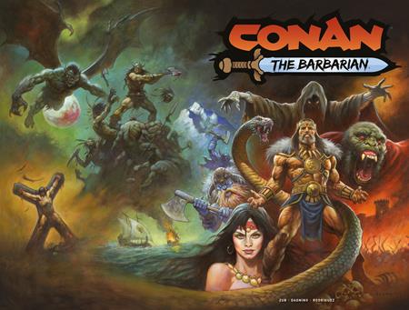 CONAN THE BARBARIAN #25 CVR A ALEX HORLEY WRAPAROUND (MR) - 10/8/25 - Release Date:  10/8/25