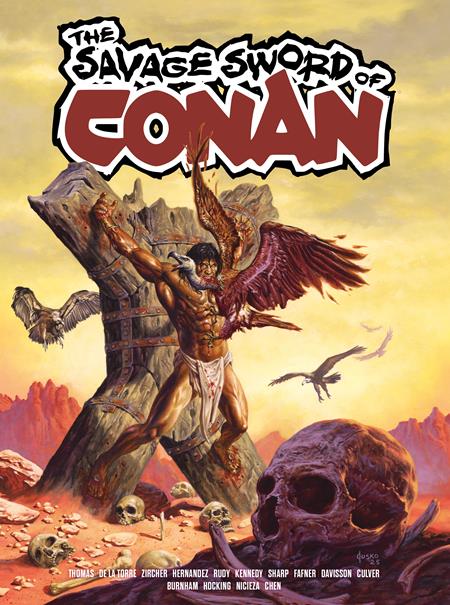 SAVAGE SWORD OF CONAN TP VOL 03 DIRECT MARKET EDITION JOE JUSKO CVR (MR) - 10/8/25 - Release Date:  10/8/25