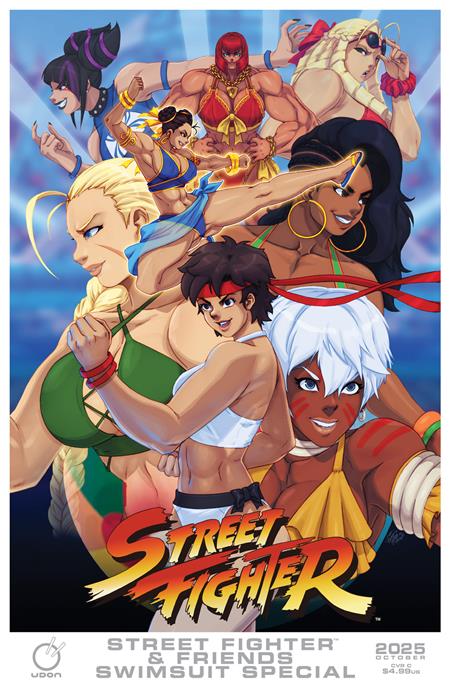 2025 STREET FIGHTER & FRIENDS SWIMSUIT SPECIAL #1 (ONE SHOT) CVR C TOVIO ROGERS VAR - 10/1/25 - Release Date:  10/1/25