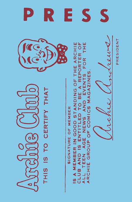 ARCHIES MADHOUSE #1 FACSIMILE EDITION CVR F BOB MONTANA ARCHIE FAN CLUB CARD FOIL VAR ISBN: 76281624515900161 - FOC DATE: 9/20/26  - Release Date: 10/14/26