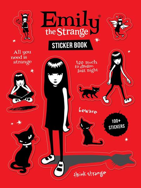 EMILY THE STRANGE STICKER BOOK TP ISBN: 978179724502751295 - FOC DATE: 9/20/26  - Release Date: 10/21/26