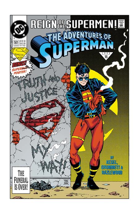 ADVENTURES OF SUPERMAN #501 FACSIMILE EDITION CVR A TOM GRUMMETT ISBN: 76194139483100111 - FOC DATE: 9/13/26  - Release Date: 10/7/26