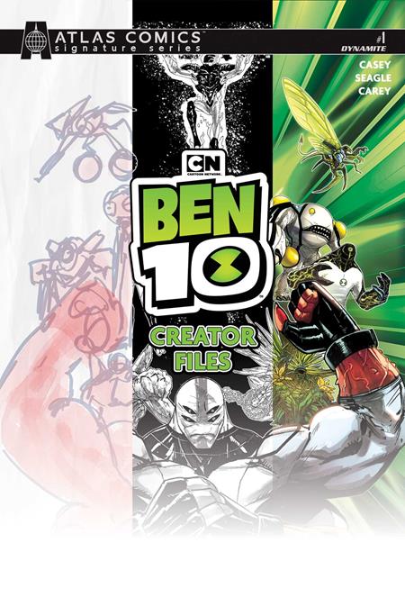 BEN 10 #1 CREATOR FILES (ONE SHOT) CVR C ROBERT CAREY ATLAS EDITION SIGNED BY JOE CASEY VAR ISBN: 72513036768601031 - FOC DATE: 9/13/26  - Release Date: 10/21/26