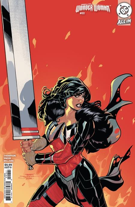 DF ABSOLUTE WONDER WOMAN #22 VARIANT SIGNED BY TERRY & RACHEL DODSON ISBN: 725130368782 - FOC DATE: 9/6/26  - Release Date: 10/28/26