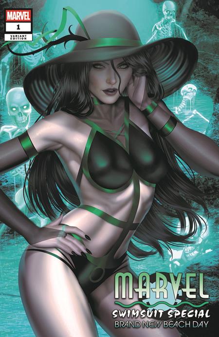 DF MARVEL SWIMSUIT SPECIAL BRAND NEW BEACH DAY #1 ARIEL DIAZ COMICXPOSURE EXCLUSIVE ISBN: 725130368836 - FOC DATE: 9/6/26  - Release Date: 10/28/26