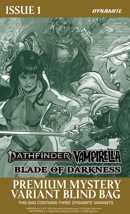 PATHFINDER VAMPIRELLA BLADE OF DARKNESS #1 CVR G PREMIUM MYSTERY BLIND BAG VAR ISBN: 72513036738901071 - FOC DATE: 10/4/26  - Release Date: 10/28/26