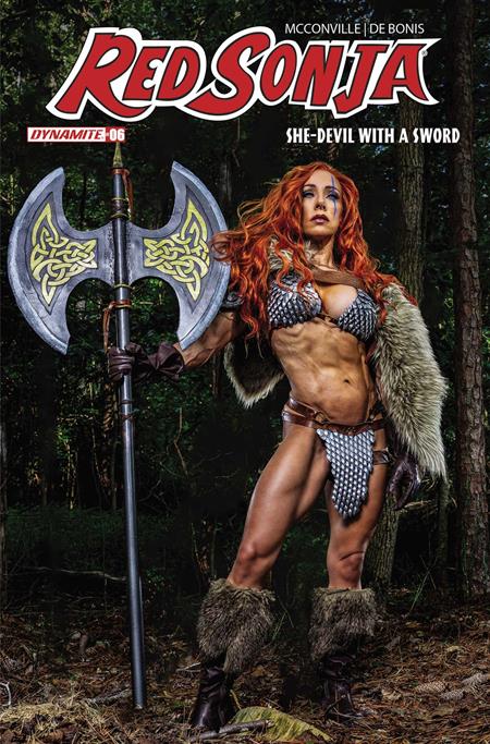 RED SONJA SHE DEVIL WITH A SWORD #6 CVR E COSPLAY VICTORIA RECCHIONE VAR ISBN: 72513036484506051 - FOC DATE: 9/13/26  - Release Date: 10/7/26