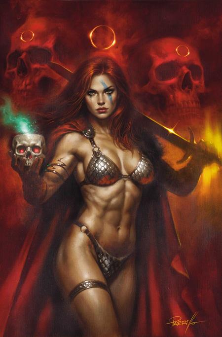 RED SONJA SHE DEVIL WITH A SWORD #6 CVR F LUCIO PARRILLO METAL PREMIUM VAR ISBN: 72513036484506061 - FOC DATE: 9/13/26  - Release Date: 10/21/26