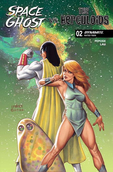 SPACE GHOST VS THE HERCULOIDS #2 CVR C JOSEPH MICHAEL LINSNER VAR ISBN: 72513036737202031 - FOC DATE: 9/27/26  - Release Date: 10/21/26