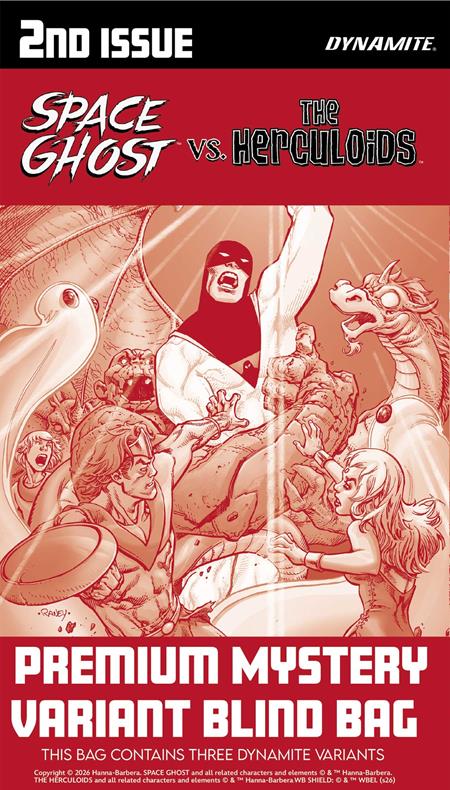 SPACE GHOST VS THE HERCULOIDS #2 CVR H PREMIUM MYSTERY BLIND BAG VAR ISBN: 72513036737202081 - FOC DATE: 9/27/26  - Release Date: 10/21/26