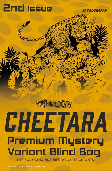THUNDERCATS CHEETARA #2 CVR H PREMIUM MYSTERY BLIND BAG VAR ISBN: 72513036736502081 - FOC DATE: 9/27/26  - Release Date: 10/21/26