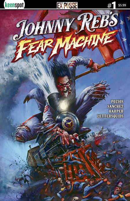 JOHNNY REBS FEAR MACHINE #1 CVR A TOBY WILLSMER ISBN: 60283502350800111 - FOC DATE: 9/6/26  - Release Date: 10/14/26