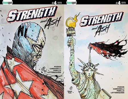 STRENGTH & ASH #4 CVR D STEFANO CARDOSELLI FRANCESCA PERILLO HOLOFOIL FLIP COVER VAR ISBN: 60283502332400441 - FOC DATE: 9/13/26  - Release Date: 10/21/26