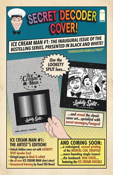 ICE CREAM MAN #1 CHOCOLATE VANILLA TWIST EDITION (MR) ISBN: 70985304894700111 - FOC DATE: 8/30/26  - Release Date: 10/14/26
