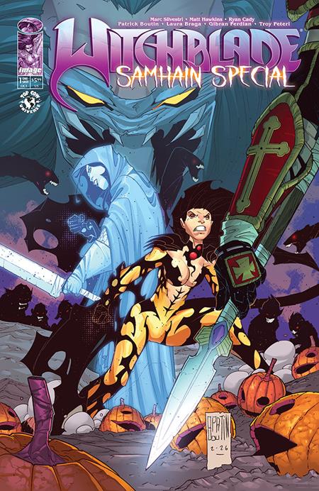 WITCHBLADE SAMHAIN SPECIAL (ONE SHOT) CVR A PAT BOUTIN & ARIF PRIANTO ISBN: 70985304897800111 - FOC DATE: 10/4/26  - Release Date: 10/28/26