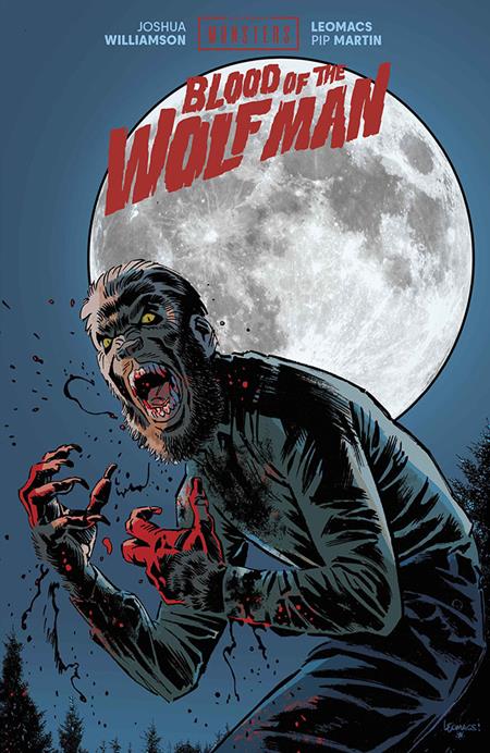 UNIVERSAL MONSTERS BLOOD OF THE WOLF MAN HC LEOMACS CVR (MR) ISBN: 978153436069352499 - FOC DATE: 9/6/26  - Release Date: 1/20/27
