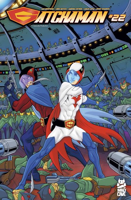 GATCHAMAN #22 CVR A CHRIS BATISTA SABRINA CINTRON ISBN: 60194704601602211 - FOC DATE: 10/4/26  - Release Date: 10/28/26