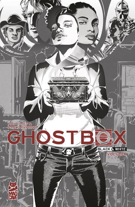 GHOSTBOX TP B&W EDITION (MR) ISBN: 978154583732051499 - FOC DATE: 9/20/26  - Release Date: 10/14/26