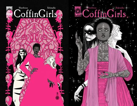COFFIN GIRLS #1 (OF 5) CVR A MEGAN HUTCHISON JOSEPH SCHMALKE ISBN: 78200307758500111 - FOC DATE: 8/30/26  - Release Date: 10/14/26
