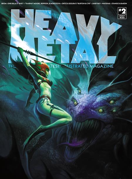 HEAVY METAL MAGAZINE HC #2 (MR) ISBN: 978194778451254000 - FOC DATE: 9/6/26  - Release Date: 10/28/26
