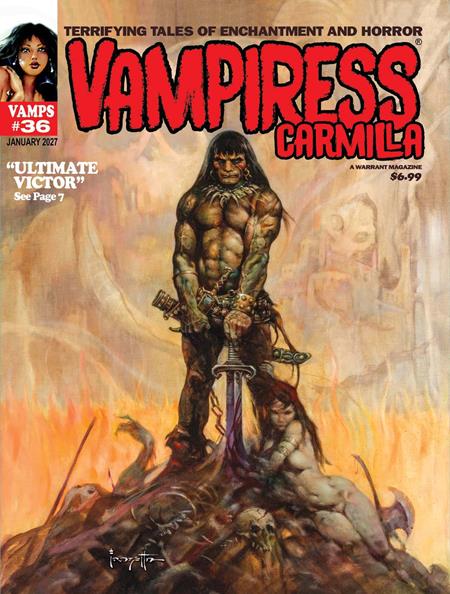 VAMPIRESS CARMILLA MAGAZINE #36 ISBN: 72527471720003611 - FOC DATE: 9/6/26  - Release Date: 10/28/26