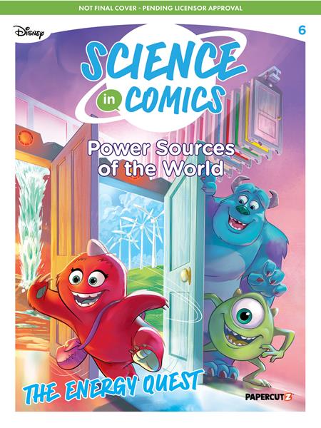 DISNEY SCIENCE IN COMICS HC POWER SOURCES OF THE WORLD ISBN: 978154583414552999 - FOC DATE: 9/27/26  - Release Date: 10/21/26
