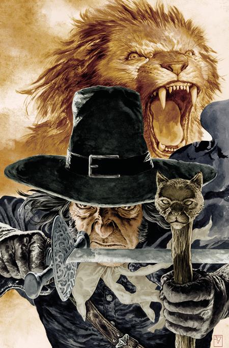 SOLOMON KANE THE LION ERRANT #1 SDCC EXCLUSIVE JH WILLIAMS III VIRGIN FOIL VAR (MR) ISBN: 65946028380700181 - FOC DATE: 9/13/26  - Release Date: 10/7/26