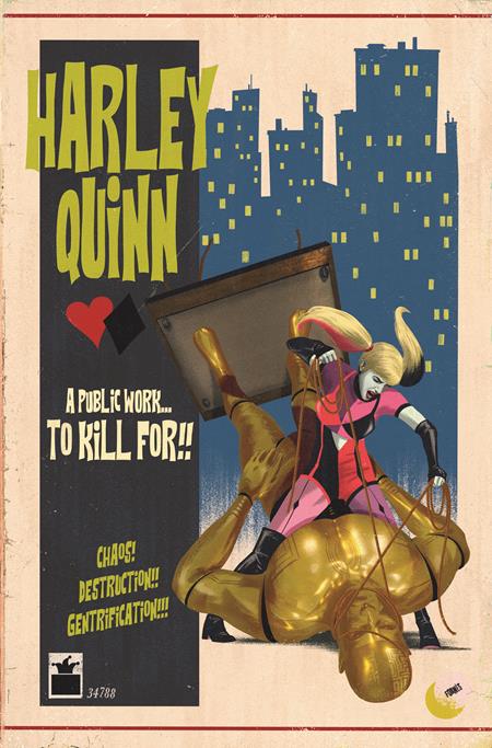 HARLEY QUINN #45 CVR C JORGE FORNES CARD STOCK VAR  - Release Date:  11/27/24