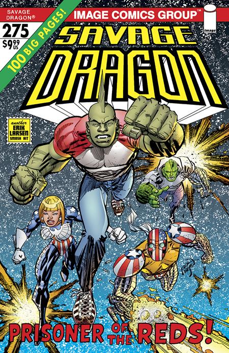 SAVAGE DRAGON #275 CVR B ERIK LARSEN 70S TRADE DRESS VAR (MR)  - Release Date:  1/29/25