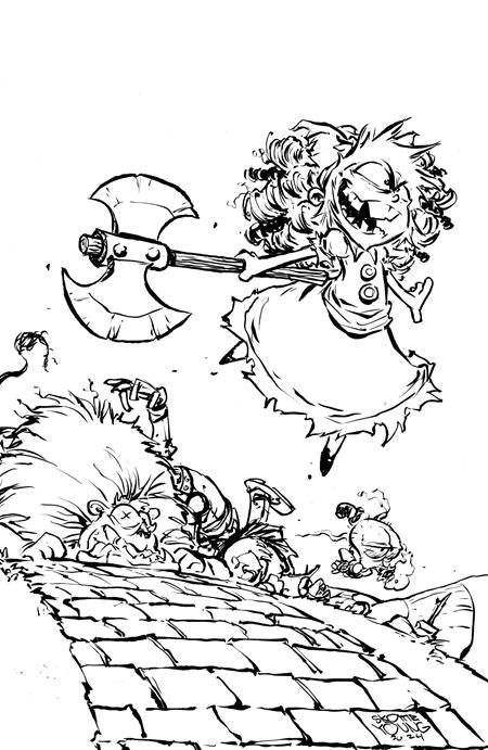 1:25 I HATE FAIRYLAND (2022) #17 CVR D INC 1:25 SKOTTIE YOUNG B&W VIRGIN VAR (MR)  - Release Date:  11/6/24