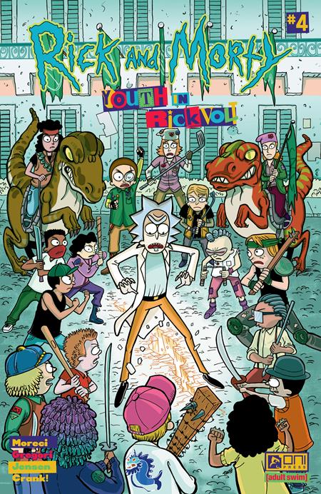 RICK AND MORTY YOUTH IN RICKVOLT #4 (OF 4) CVR A TONY GREGORI (MR)  - Release Date:  11/13/24