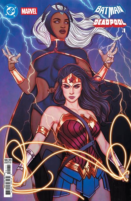 DC MARVEL BATMAN DEADPOOL #1 (ONE SHOT) CVR H JENNY FRISON WONDER WOMAN STORM CARD STOCK VAR ISBN: 76194139316200171 - Release Date: 11/19/25
