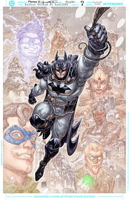 BATMAN GOTHAM BY GASLIGHT A LEAGUE FOR JUSTICE #5 (OF 6) CVR C FREDDIE E WILLIAMS II CARD STOCK VAR ISBN: 76194138563100521 - Release Date: 11/12/25