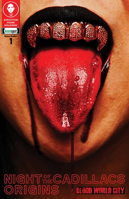 NIGHT OF THE CADILLACS ORIGINS BLOOD WORLD CITY #1 CVR A RAWD EMORTAL & LOLA CHAN GOLD FOIL EMBOSSED (MR) ISBN: 60283502319500111 - Release Date: 11/12/25