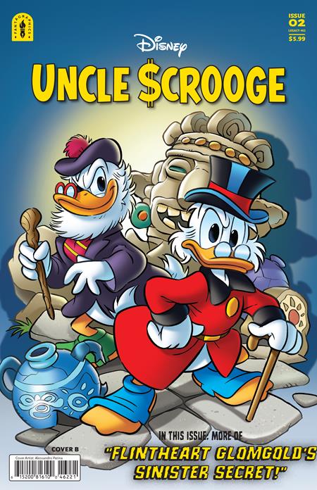 UNCLE SCROOGE FLINTHEART GLOMGOLDS SINISTER SECRET #2 (OF 3) CVR B ALESSANDRO PERINA VAR ISBN: 61520081610046221 - Release Date: 11/12/25