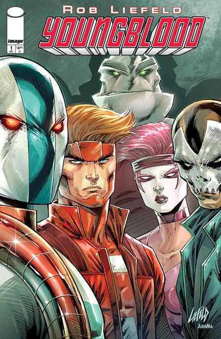 YOUNGBLOOD #1 (2025) CVR A ROB LIEFELD POLYBAGGED & COLLECTIBLE CARD ISBN: 70985304513700111 - Release Date: 11/5/25