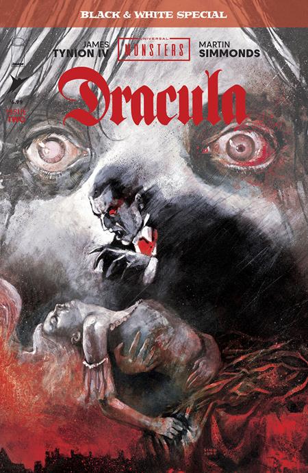 UNIVERSAL MONSTERS DRACULA BLACK & WHITE SPECIAL #2 (OF 2) CVR A MARTIN SIMMONDS ISBN: 70985304469700211 - Release Date: 11/26/25